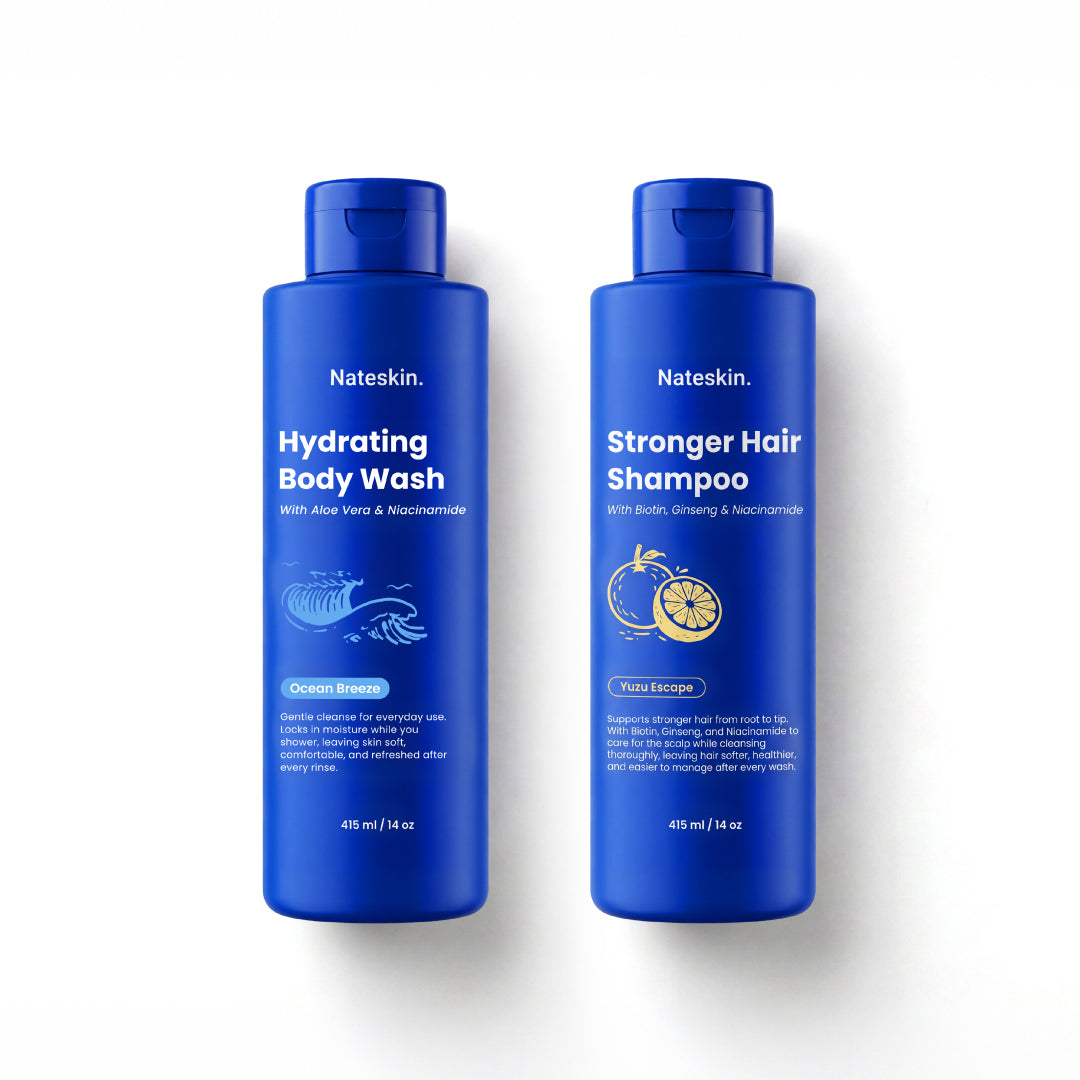 Nateskin Hydrating Body Wash & Stronger Hair Shampoo