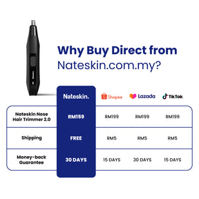 Nateskin Nose Hair Trimmer 2.0